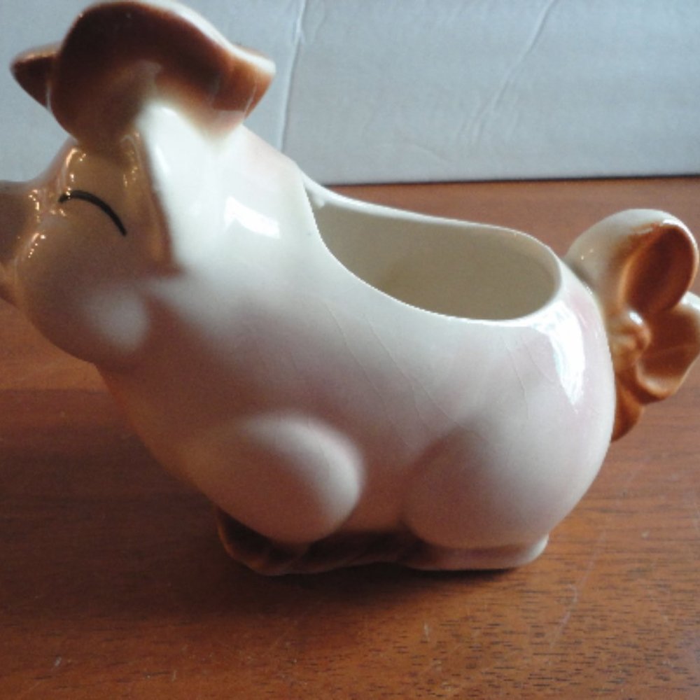 Spaulding China Pig Creamer - Picture 2 of 4